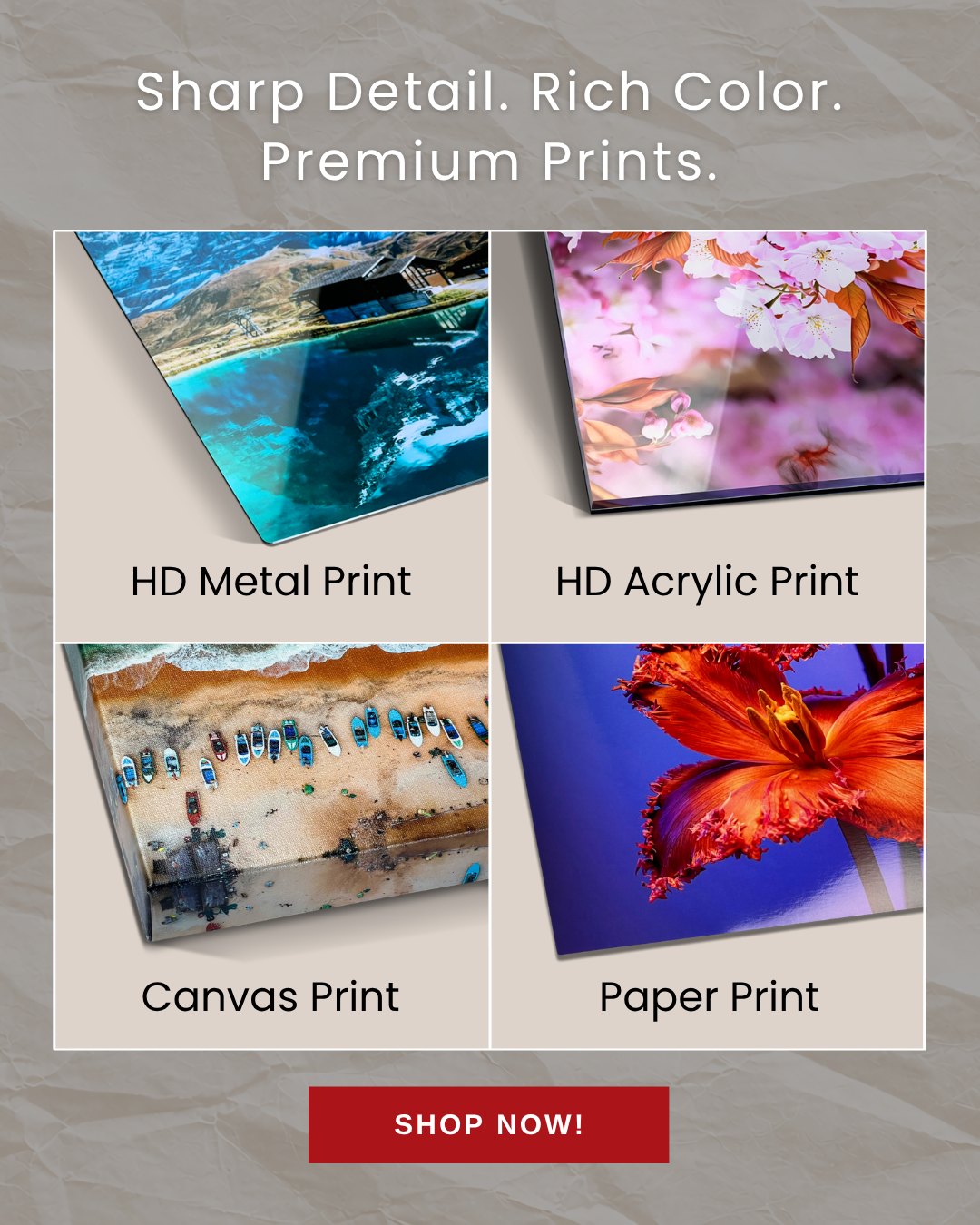 25% Off Acrylic Sale