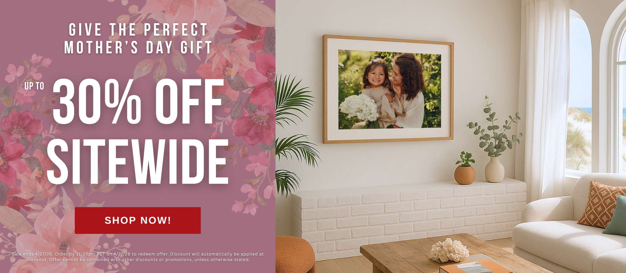 25% Off Acrylic Sale