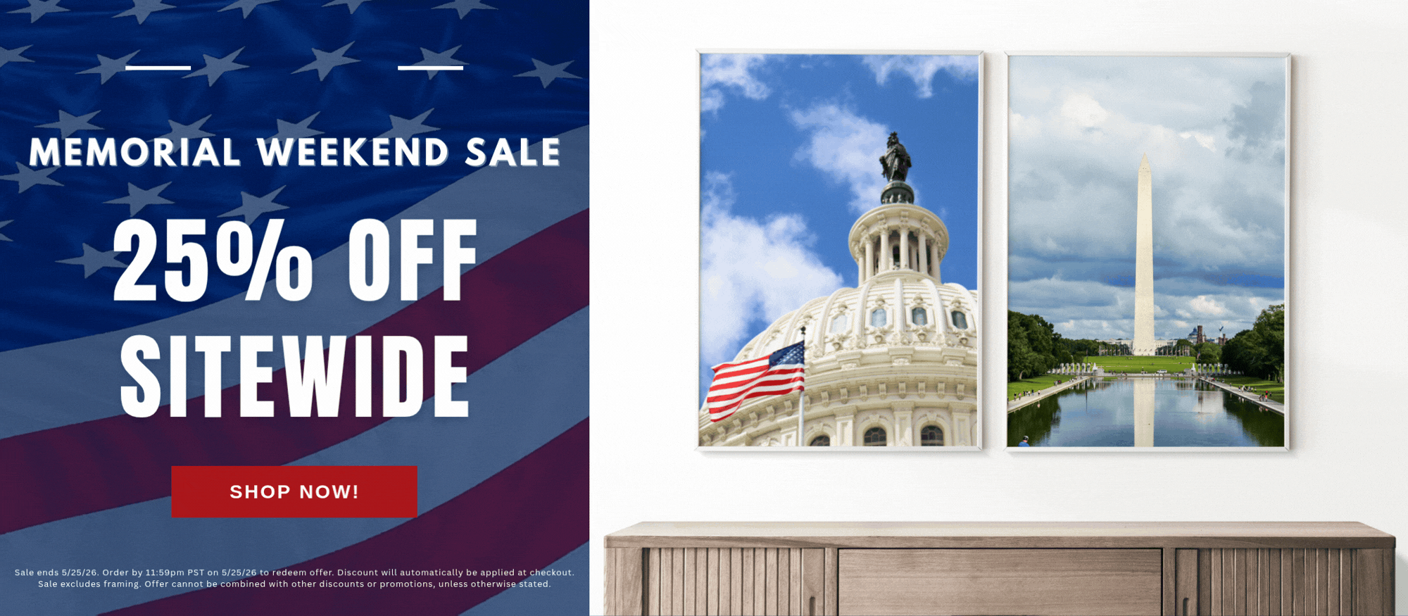 25% Off Acrylic Sale